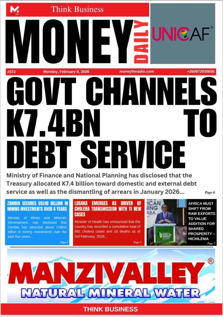 TREASURY SPENDS K7.4 BILLION ON DEBT SERVICE, ARREARS IN JANUARY 2026