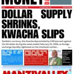 KWACHA WEAKENS 3.65% AMID TIGHT FX LIQUIDITY