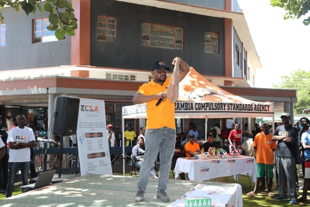 ZCSA WARNS AGAINST SALE OF USED UNDERGARMENTS, ILLICIT SPIRITS DURING KABWE ROADSHOW